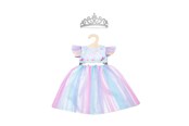 Pop, teddybeer en materiaal - Heless Doll dress Fairy and Unicorn with Crown 35-45 cm - 2130