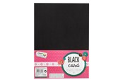 Schrijf- en tekenartikelen - Creative Craft Group Hobby cardboard Black A4 10 sheets - CR0712/GE