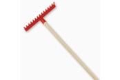 Buiten spelen - Androni Plastic Rake with Wooden Handle - 4222-0000