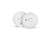 Veiligheid - Housegard Luma Smart wireless series-connected smoke alarm incl. 10-year battery 2-pack, white - 601178