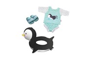 Dolls & Accessories - Heless Penguin Swimming Set Dolls 35-45 cm - 11