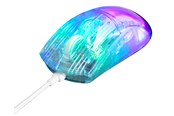 Muis - Deltaco GAMING DM330 RGB Transparent Wired - Gaming muis - 6 knoppen - Transparent - GAM-159-T