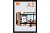 Conferentie & Presentatie - Nobo Self-adhesive Magnetic Poster Frame A3 Black - 1915700