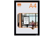 Conferentie & Presentatie - Nobo Self-adhesive Magnetic Poster Frame A4 Black - 1915697