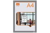 Conferentie & Presentatie - Nobo Self-adhesive Magnetic Poster Frame A4 Silver - 1915696