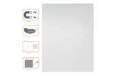 Conferentie & Presentatie - Nobo frameloos modulair magnetisch whiteboard 600x450mm - 1915656