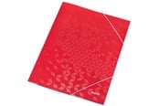 Archivering & Opslag - Leitz  WOW 3-Klepsmap, Karton Rood - 39820026