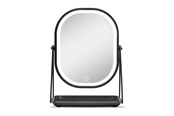 Make-up spiegels - Gillian Jones Mirror With LED Light and Tray - Black - 5713982011470