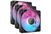 Case Fan - Corsair iCUE LINK RX120 RGB 3-pack - Case ventilator - 120mm - Zwart met RGB-licht - 36 dBA - CO-9051018-WW