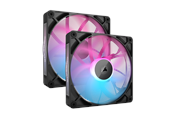 Case Fan - Corsair iCUE LINK RX140 RGB 2-pack - Case ventilator - 140mm - Zwart met RGB-licht - 36 dBA - CO-9051020-WW