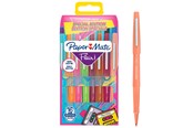 Schrijf- en tekengerei - Paper Mate Flair felt tip pen M Retro colours 16-Wallet - 2180625