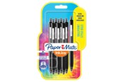 Schrijf- en tekengerei - Paper Mate InkJoy 300 Retractable Ballpen Tie Dye M Black 8-Blister - 1956579