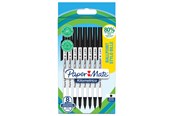 Schrijf- en tekengerei - Paper Mate Kilometrico Recycled M 1.0 mm Black 8-Blister - 2187678