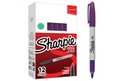 Schrijf- en tekengerei - Sharpie Permanent Marker Fine Purple 12-Tuck - 2025034