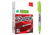 Schrijf- en tekengerei - Sharpie Permanent Marker Fine Lime 12-Tuck - 2025037