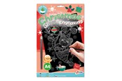 Creatief spelen - Creative Craft Group XMAS Scratch Art A4 - 800003-silver