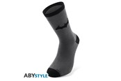 Merchandise - ABYstyle - DC COMICS Black & Grey Batman - Sokken - ABYSOC019