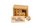 Houten speelgoed - Goki Dice Set Wood - HS239