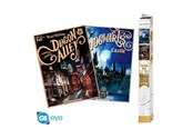 Merchandise - ABYstyle - HARRY POTTER Set 2 Chibi Posters Retro Hogwarts & Diagon Alley - Poster - ABYDCO732
