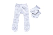 Dolls & Accessories - Heless Doll Tights with Socks - Snowflakes 28-35 cm - 4781