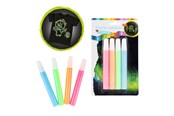 Hobby artikelen - Toi-Toys Squeeze Textile Markers Glow in the Dark 4 pcs. - 47113A
