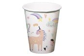 Speelgoed - Folat BV Paper Cups Unicorns & Rainbows 250ml 6 pcs. - 68343
