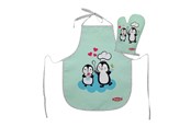 Doen-alsof spelen - Heless Set of children's apron and oven glove Penguin - 223