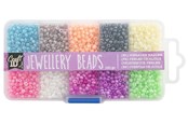 Schrijf- en tekenartikelen - Craft Sensations Jewellery beads 15 grams each colour 10 colours - CR1403/GE
