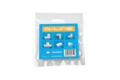 Kabelgoot, Kabelhoes & Kabelbinders - D-LINE Adapter Kit 20x10mm White - CLOAP2010W