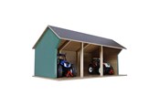 Houten speelgoed - Kids Globe Agricultural shed 1:32 - 610192