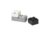 Kinderkamer - LEGO DESK DRAWER SET - BLACK GREY & WHITE - 43250801