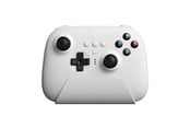 Gaming accessoires - 8BitDo Ultimate 2.4G Wireless Controller (Hall Effect) with Charging Dock - White - Wireless Controller - Android - RET00416