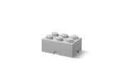 Kinderkamer - LEGO Storage brick 6 - MEDIUM STONE GREY - 40000805
