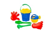 Buiten spelen - Cavallino Toys Cavallino Classic Bucket Set Blue 7 pieces. - 9460WD01