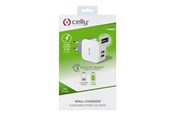 Mobiel - Adapters & Opladers - CELLY TC2USBTURBO power adapter - 2 x USB - TC2USBTURBO