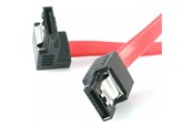 SATA - ATA-kabel - StarTech.com 18in Latching SATA to Right Angle SATA Serial ATA Cable - SATA cable - 46 cm - LSATA18RA1