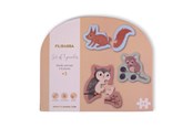 Speelgoed voor baby's - Filibabba Set of 7 puzzles - Nordic animals - FI-02178