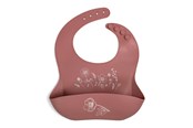 Babyspullen - Filibabba Silicone bib with print - Fall Flowers - FI-02246