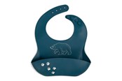 Babyspullen - Filibabba Silicone bib with print - Bear - FI-02248