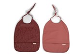 Babyspullen - Filibabba Bib with ties 2-pack - Fall Flowers - FI-02282