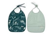 Babyspullen - Filibabba Bib with ties 2-pack - Night - FI-02283