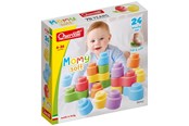 Speelgoed voor baby's - Quercetti Momy Soft - 24 soft building blocks - QU-4142
