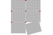 Speelgoed voor baby's - Quercetti Boards for peg mosaics - 10 pieces includes conne - QU-2441