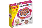 Speelgoed voor baby's - Quercetti FantaColor Mandala Daisy peg mosaic - 1200 pieces - QU-2101
