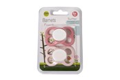 Babyspullen - Barnets Favorit 2 pak luftsutter silikone 6+ mdr. - Rosa/Lyserød - BF-10006-1
