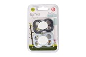 Babyspullen - Barnets Favorit 2 pak luftsutter silikone 6+ mdr. - Navy/Lyseblå - BF-10006-2