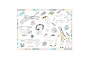 Doen-alsof spelen - Folat BV Colorable Placemats Wild Animals 6 pcs. - 68339