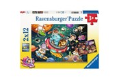 Puzzels - Ravensburger Animals In Space 2x12p - 12000857