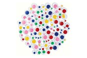 Hobby artikelen - Colorations - Self-adhesive Colored Sticky Eyes 100 pcs. - CH100CA
