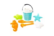 Buiten spelen - Cavallino Toys Cavallino Safari Classic Bucket Set with Sand Shapes Blue 9 pcs. - 9446SF01